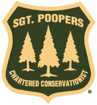 Sgt. Poopers® Chartered Conservationist badge