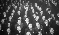 Image of vintage audience at a movie