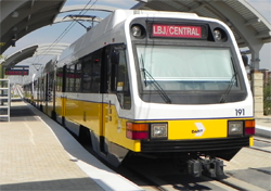 Image of the DART Rail train